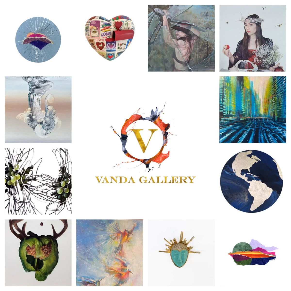 Curator and Exhibiting artist for “Festive”
