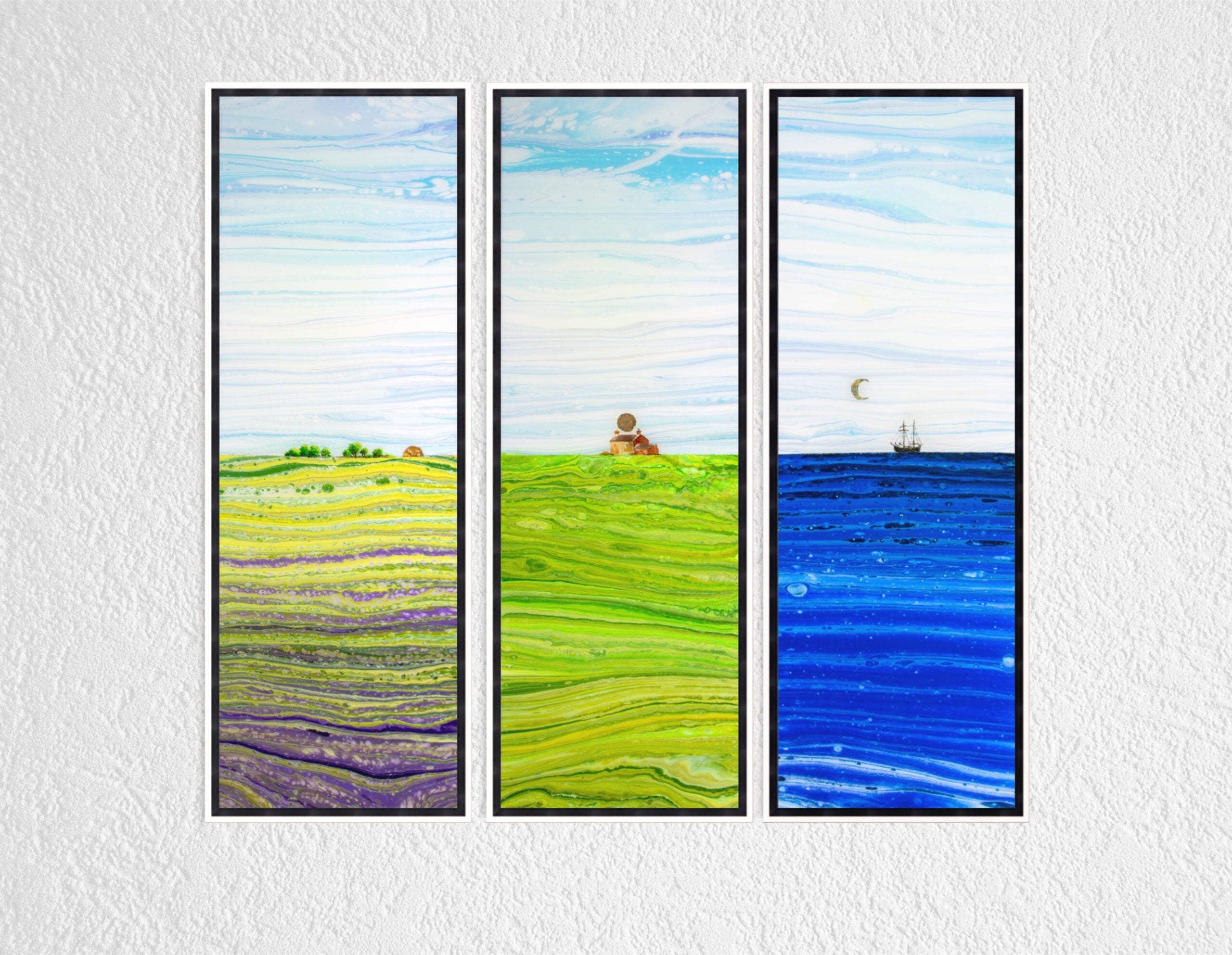 Fresh Horizon ,Golden Meadow, Tranquility